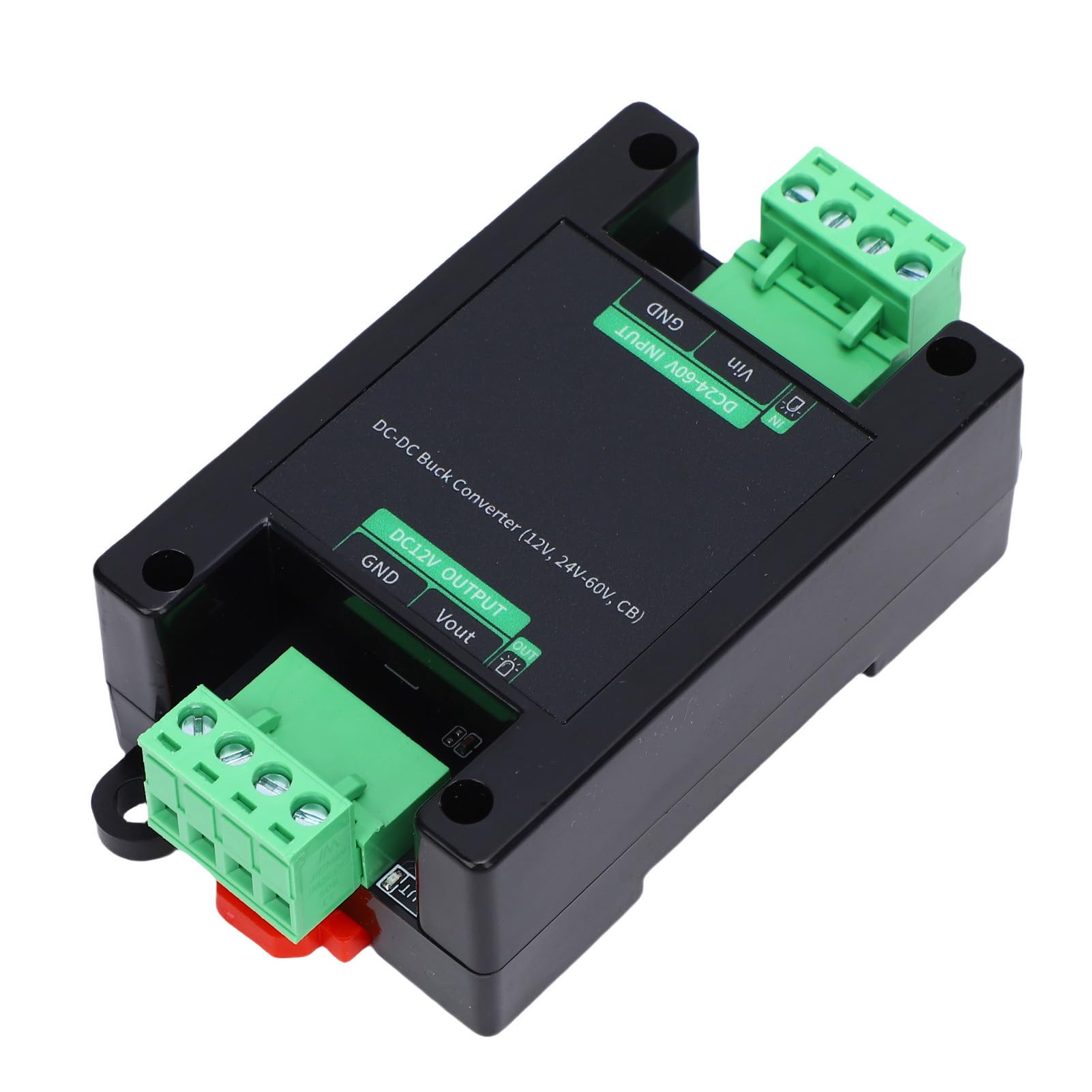 OPPWONG DC to DC Power Converter, 24 60V to 12V Step Down Voltage Converter, 5.08mm Terminal Block with Guide Rail Mount, Ideal for Flexible Connections