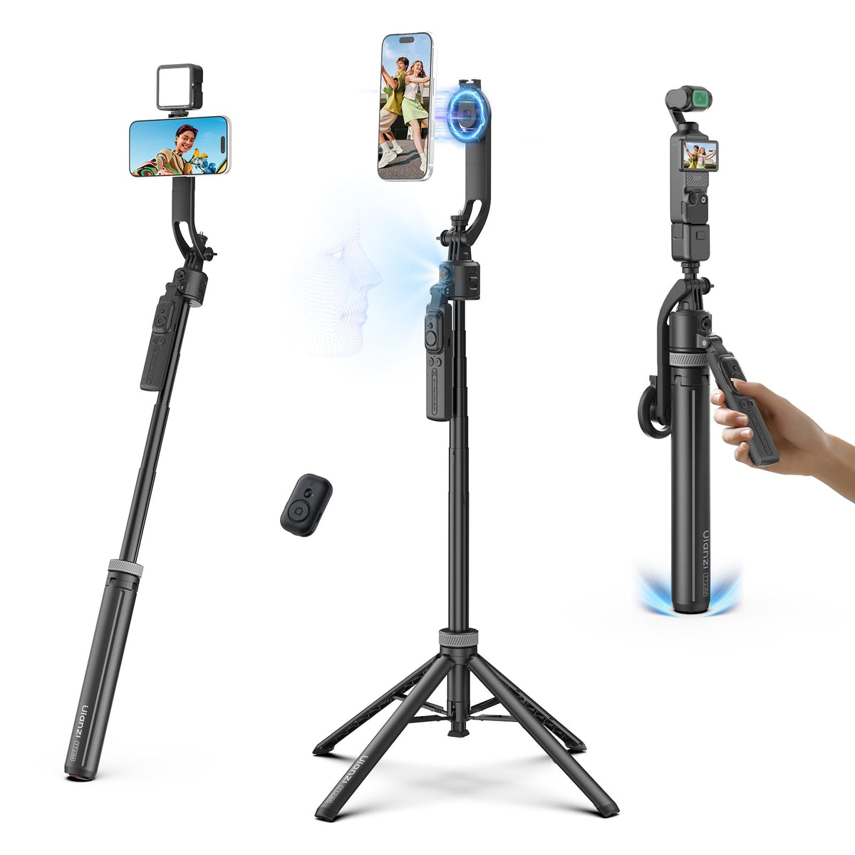 ULANZI TT23M 64 Auto Tracking Tripod w Magnetic for iPhone - ULANZI Official Imagery - 2