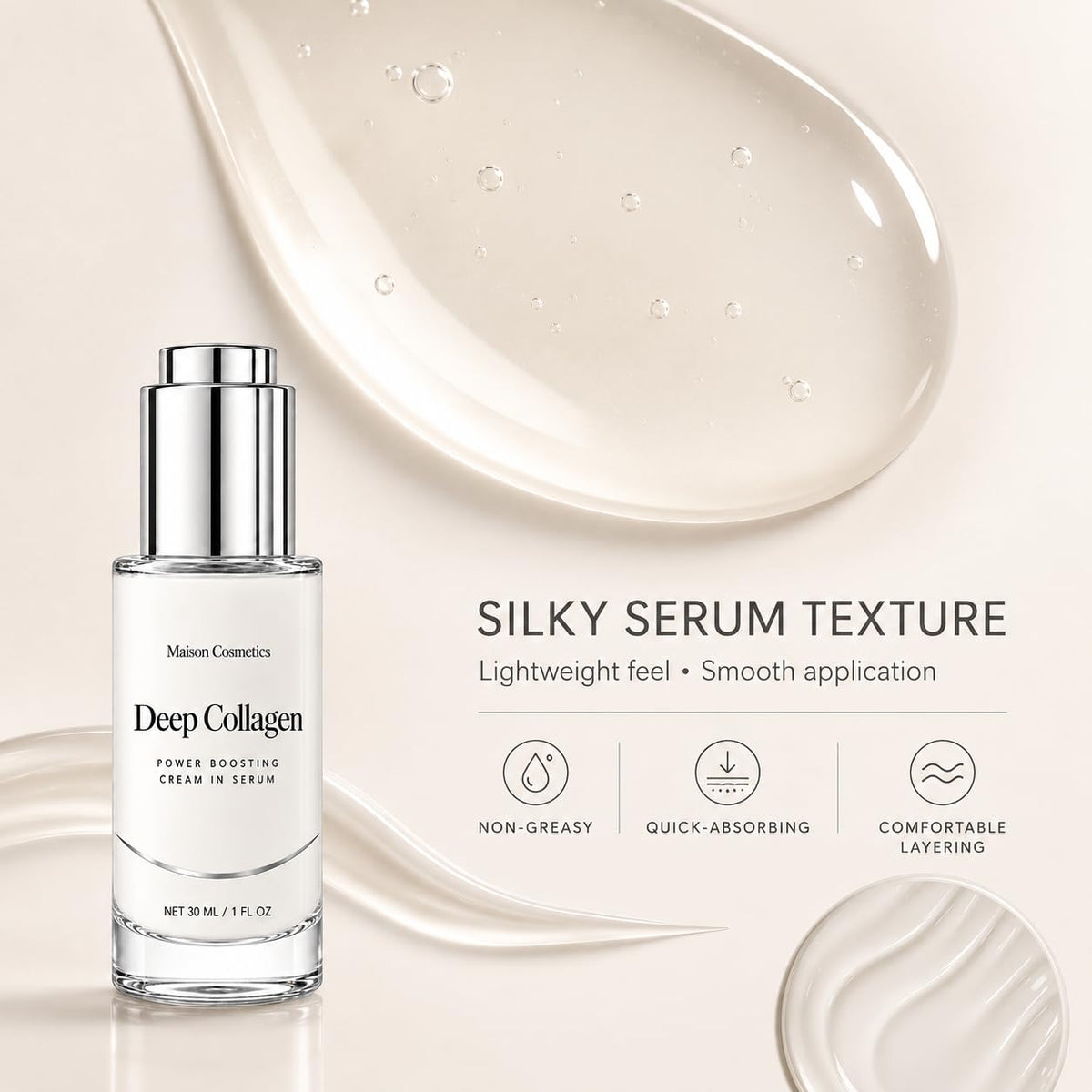 Maison Cosmetics Deep Collagen Volufiline Korean Skin Care - OEPIYE Official Imagery - 6
