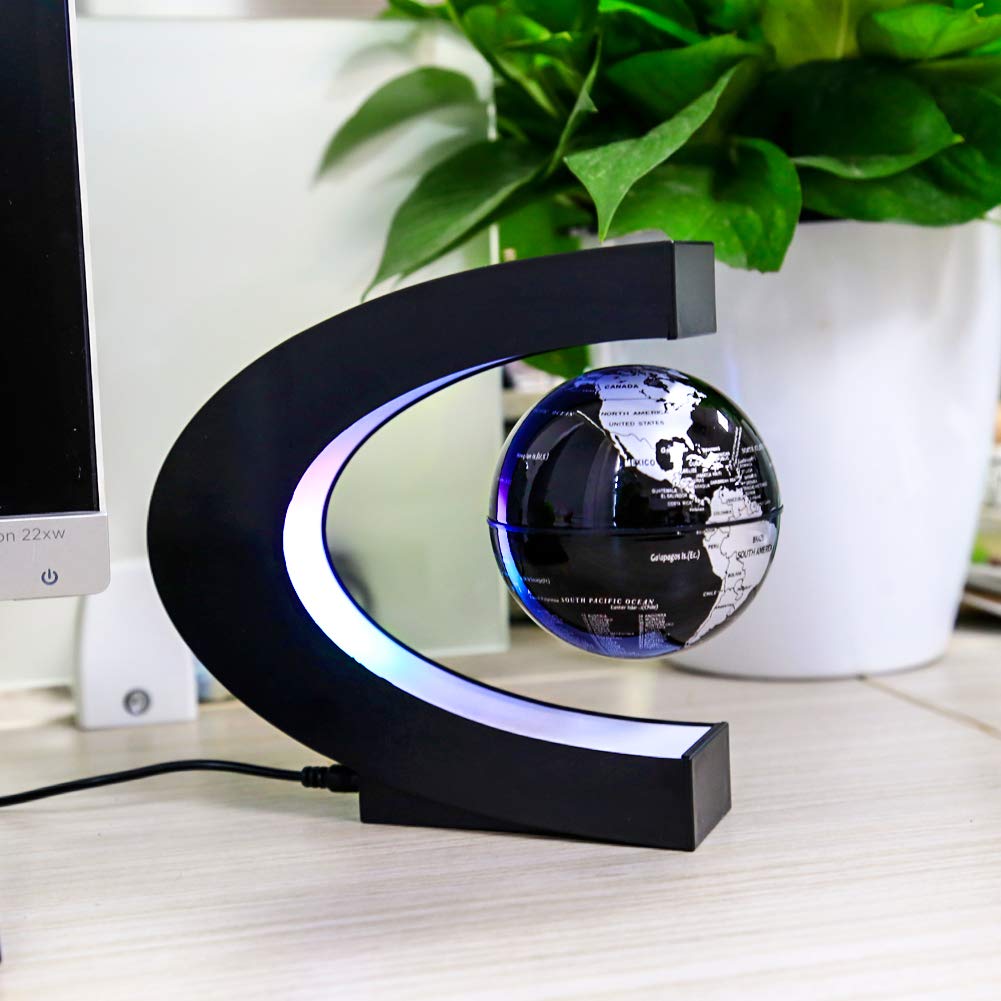 MOKOQI Magnetic Levitating Globe with LED Light | Cool Tech Gift - MOKOQI Official Product View 2