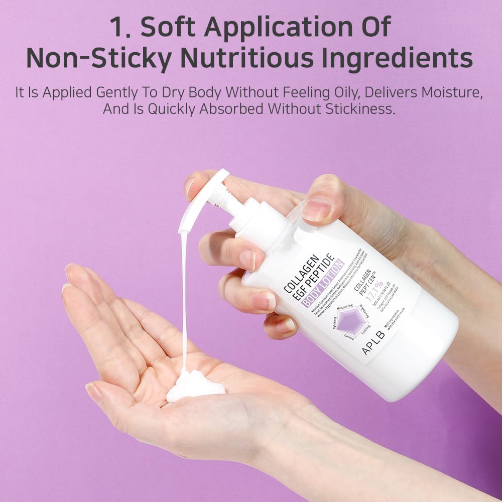 APLB Collagen EGF Peptide Body Lotion - APLB Official Product Imagery - 8