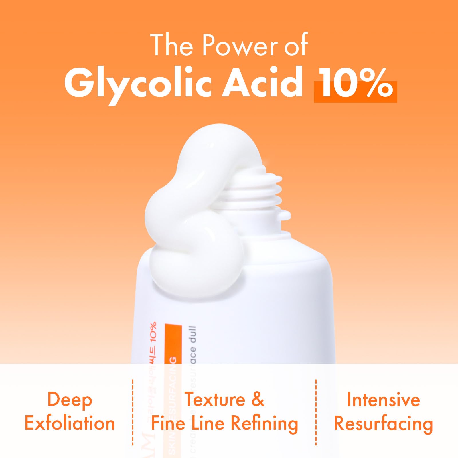TOSOWOONG Glycolic Acid 10 AHA Cream for Dark Spots Texture - TOSOWOONG Official Imagery - 5