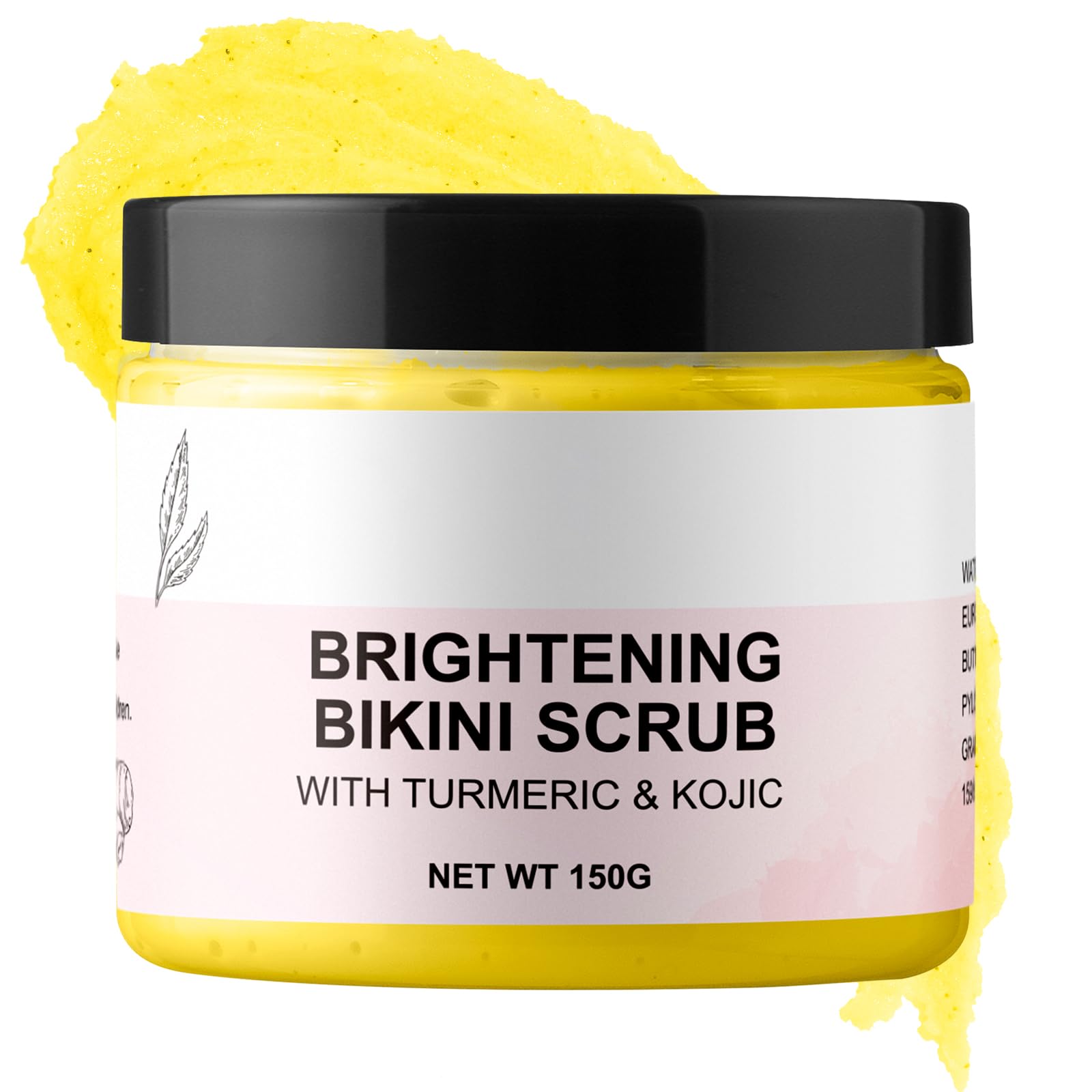 GUOYAOLIFU Bikini Area Exfoliator with Turmeric,Ingrown Hair & Razor Bump Scrub - GUOYAOLIFU Official Product View 2