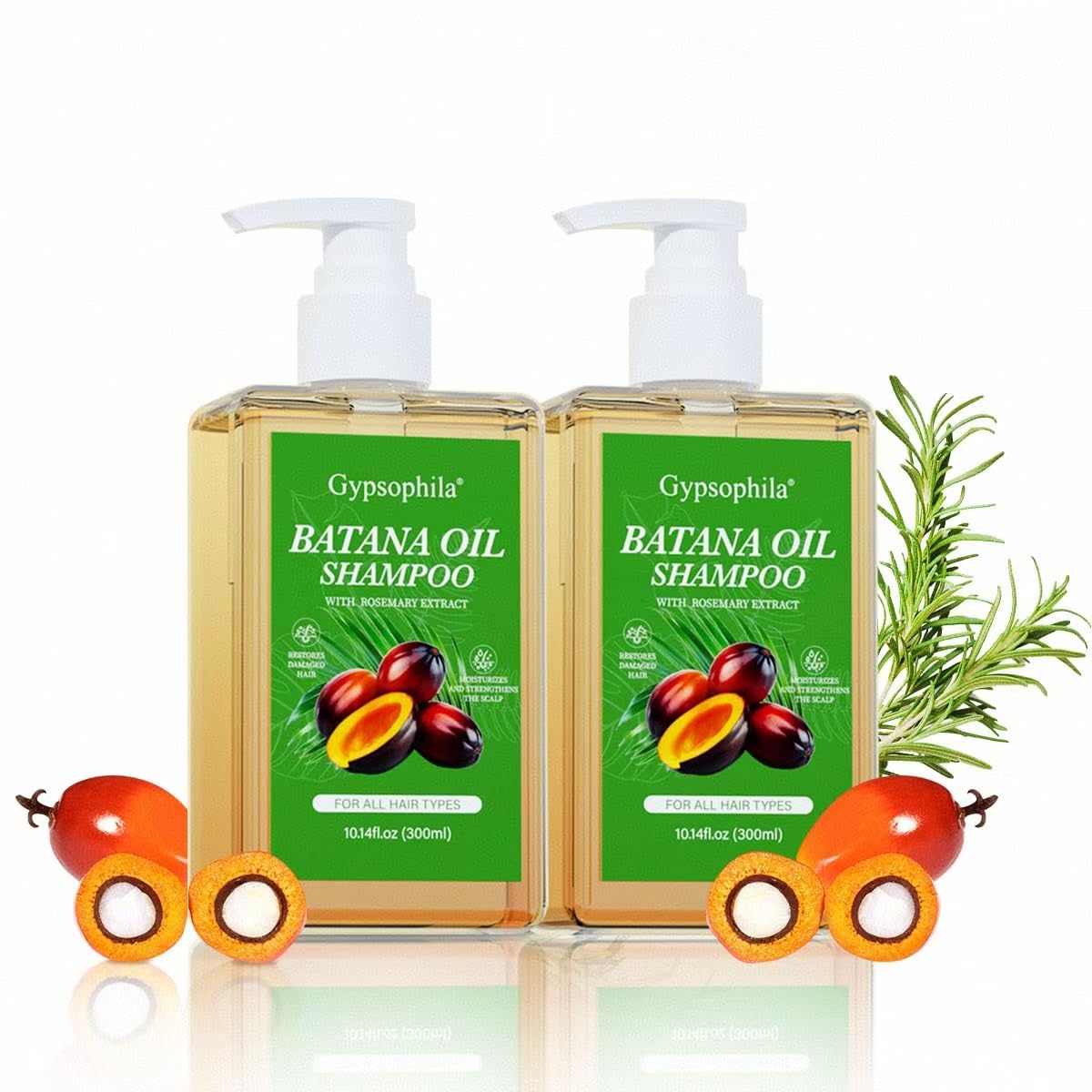 Gypsophila Batana Oil Shampoo,Rosemary Shampoo,Nourishing & Rejuvenating for - Gypsophila Official Product View 10