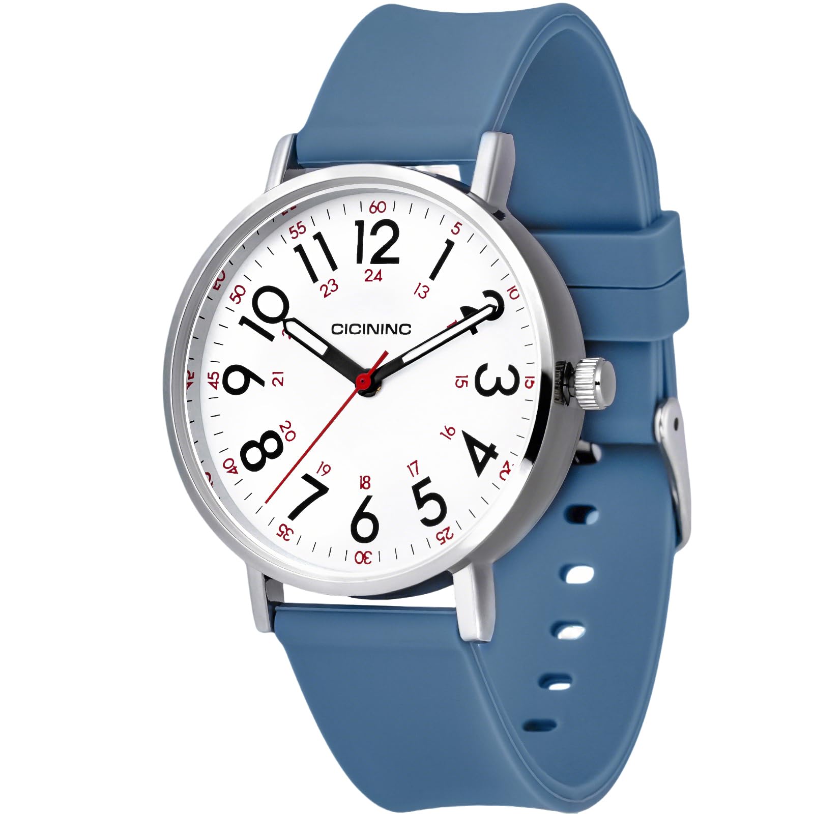 cicininc Watch with Second Hand for Nursing Women | Analog | Military - View 9