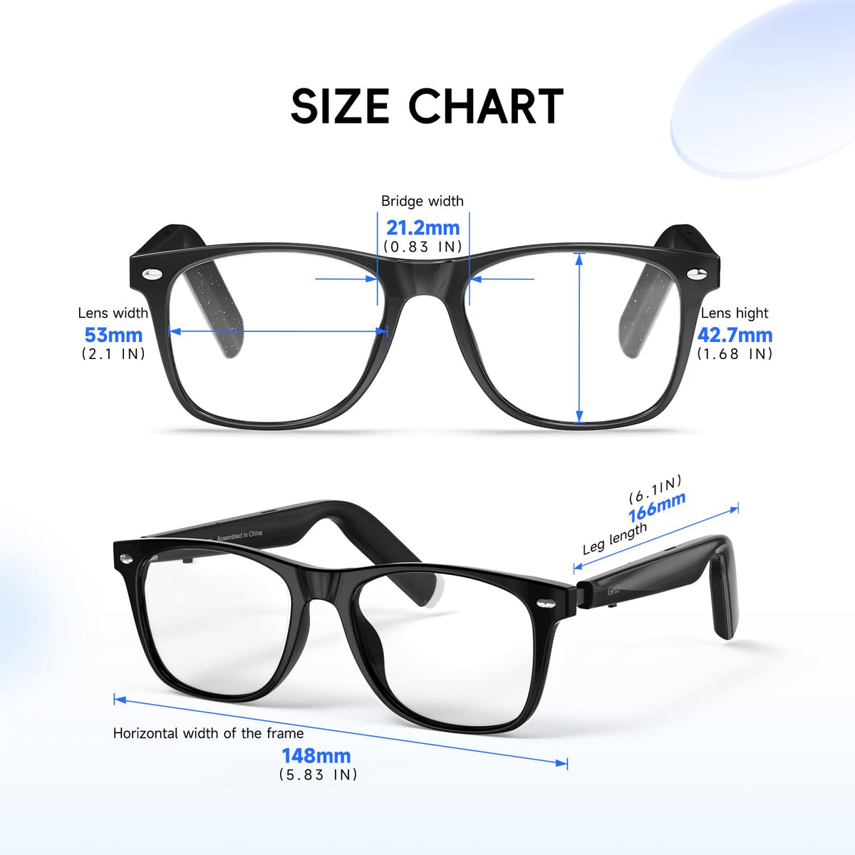 GetD AI Glasses Smart Glasses Powered by ChatGPT Real Time - GetD Official Imagery - 8