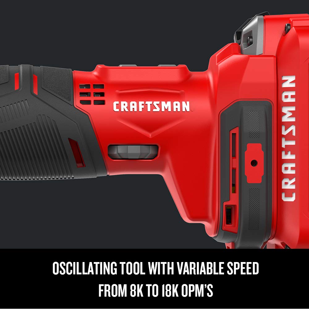 CRAFTSMAN V20 Oscillating Tool Cordless Tool Only - CRAFTSMAN Official Imagery - 5