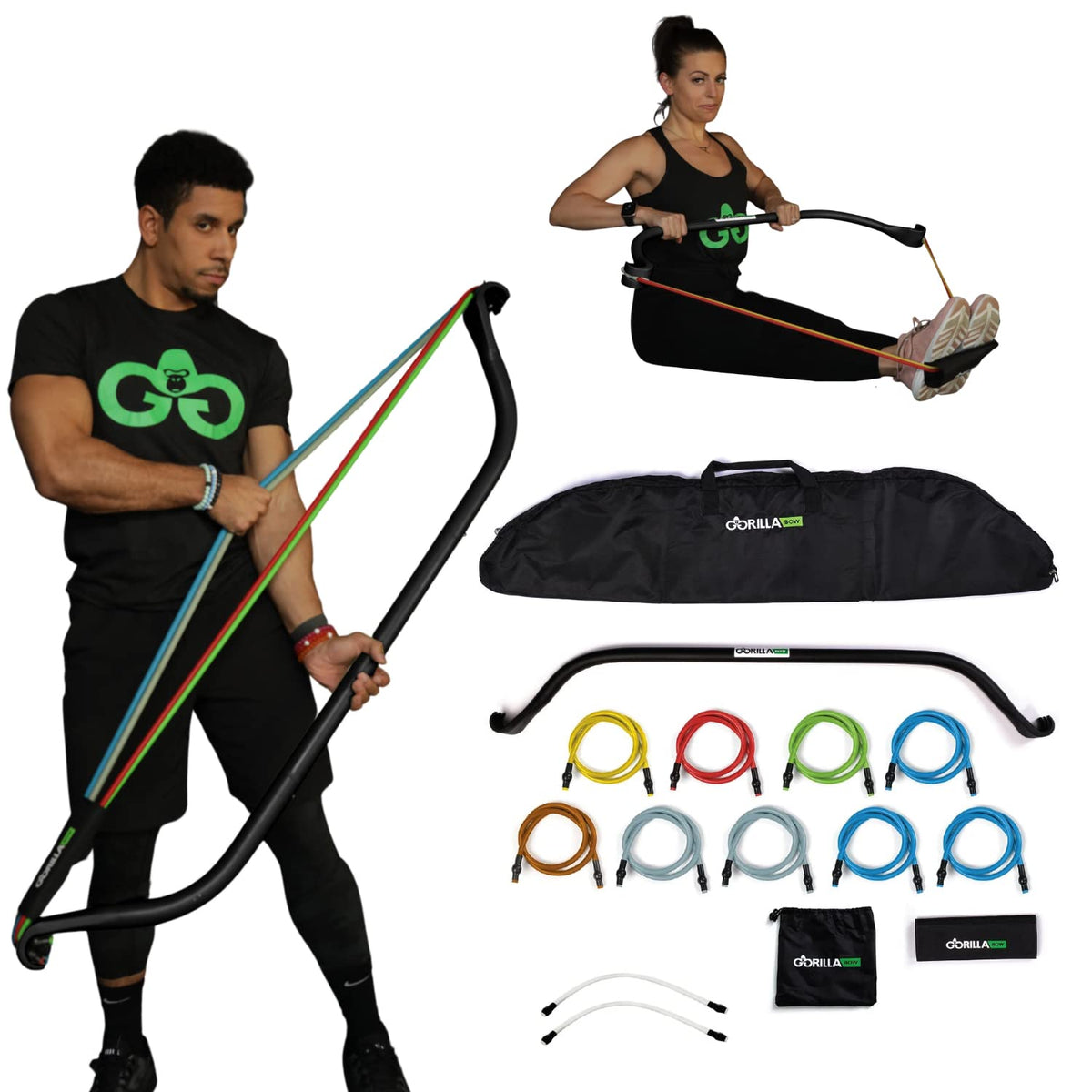 Original All in One Portable Home Gym System Professional - Gorilla Bow Official Imagery - 8