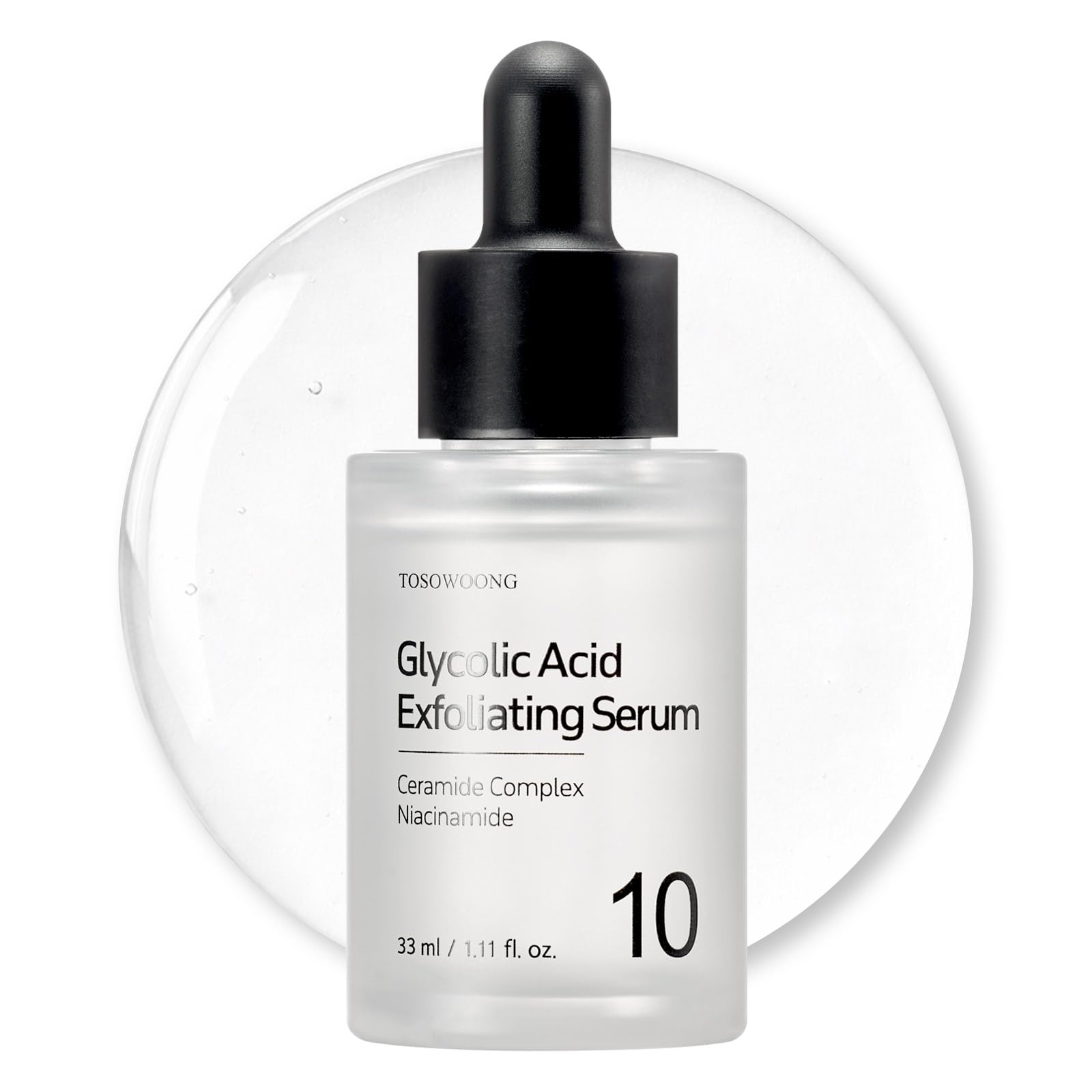 TOSOWOONG Glycolic Acid 10 AHA Exfoliating Serum for Dark - TOSOWOONG Official Imagery - 2