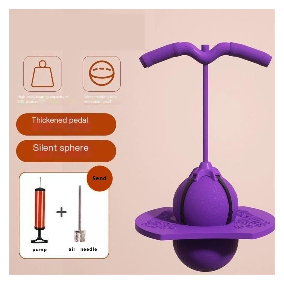 Exercise Equipment Long Height Bouncing Ball Explosion proof - Premium Selection Official Imagery - 8