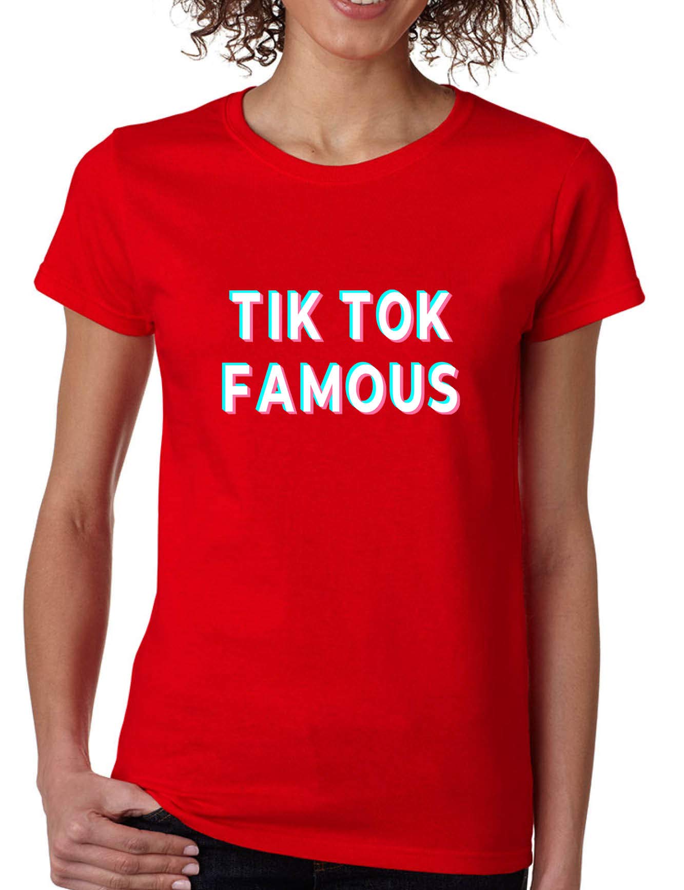 ALLNTRENDS Women's T Shirt TIK Tok Famous Cute Graphic Tee - View 7