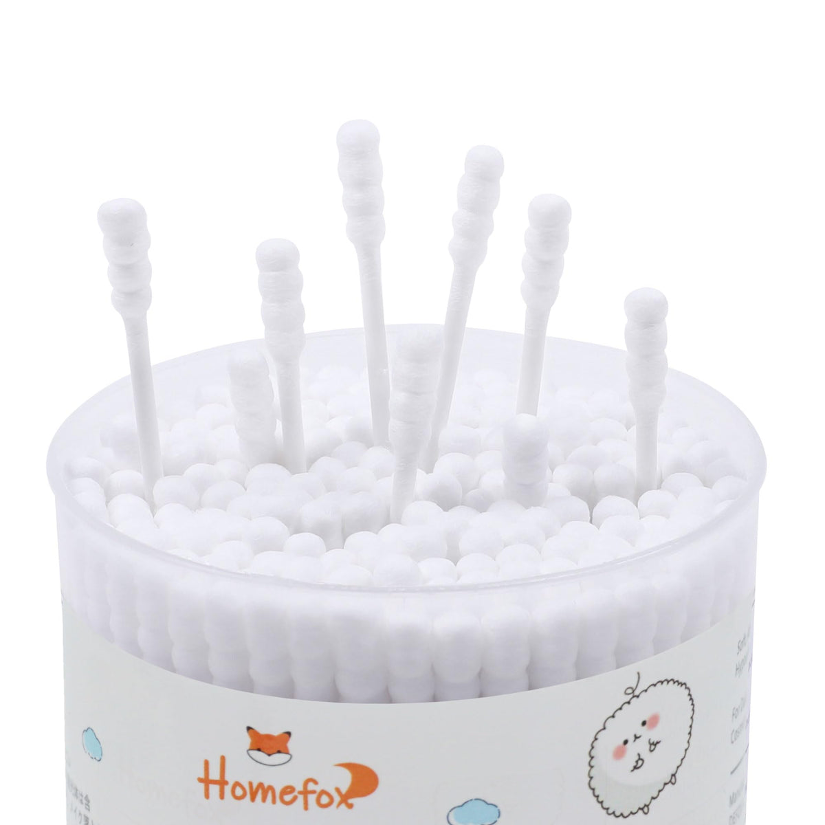 Cotton Swabs Spiral - HOMEFOX Official Product Imagery - 5