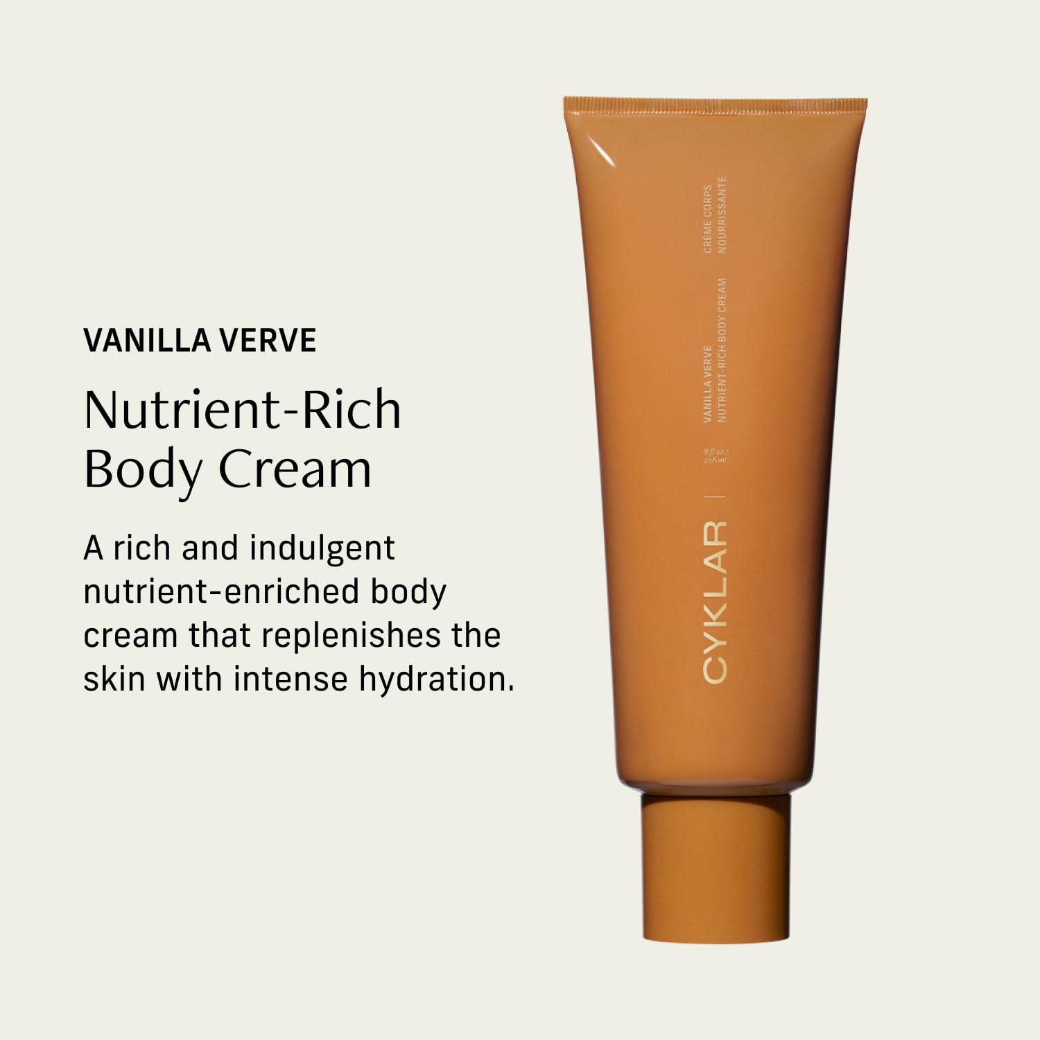 CYKLAR Hydrating Body Cream 48 Hr Moisture Non Greasy - CYKLAR Official Product Imagery - 3