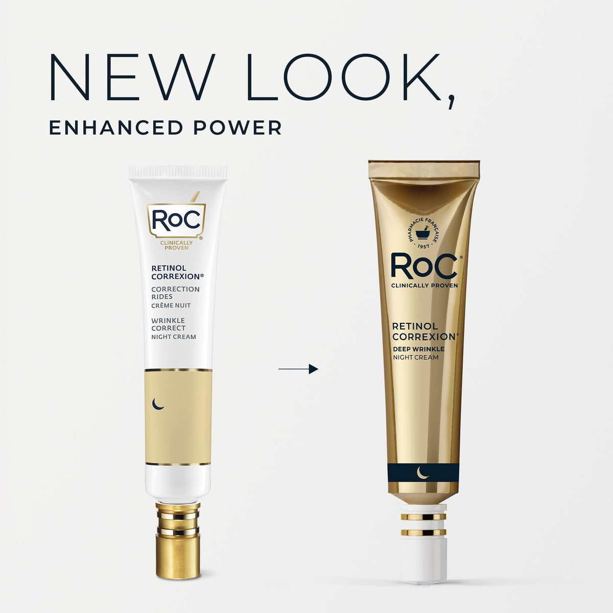 RoC Retinol Correxion Deep Wrinkle Night Cream 1 0 oz with - RoC Official Imagery - 3