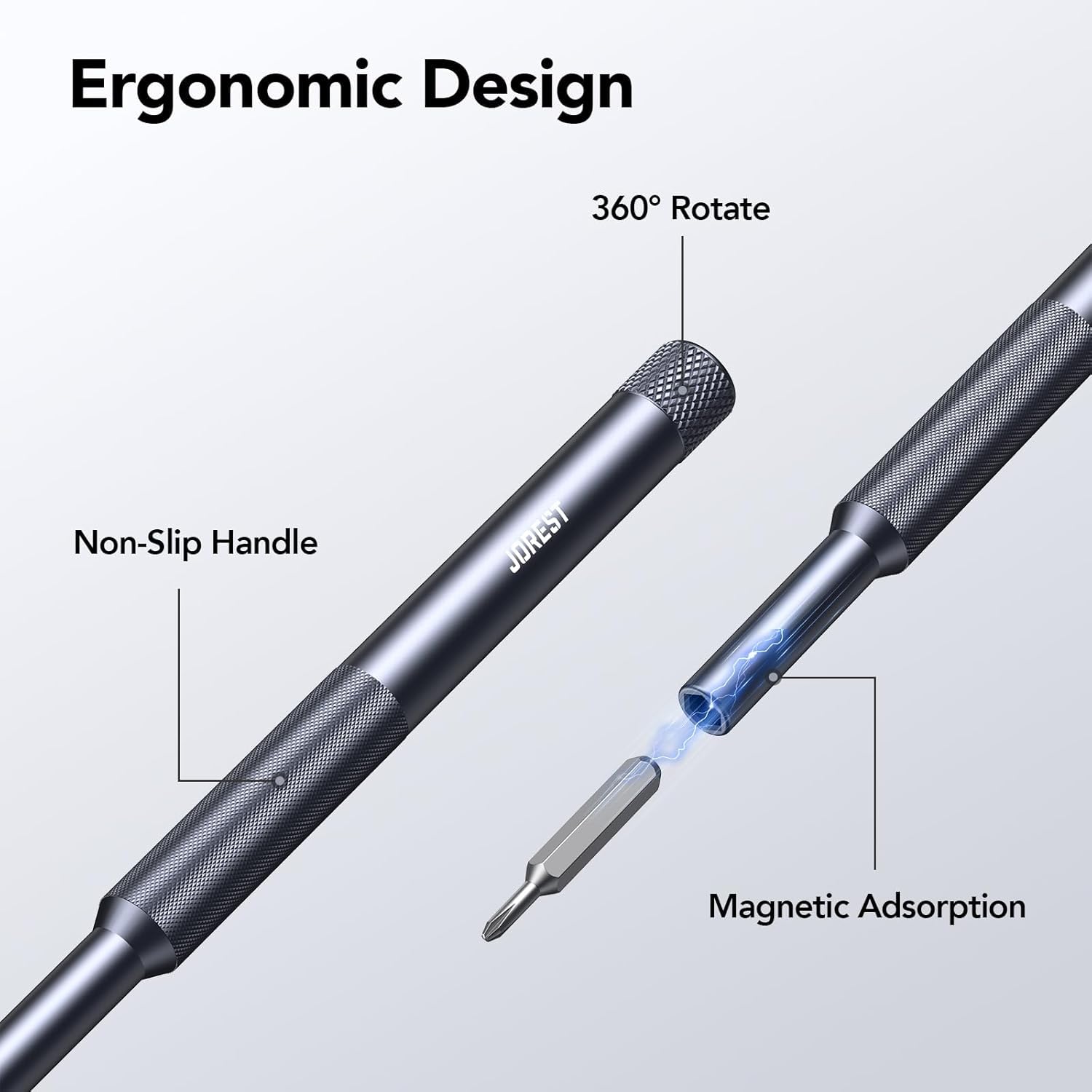 JOREST 50 in 1 Precision Screwdriver Set with Security Torx, Magn by Jorest - Angle View 4