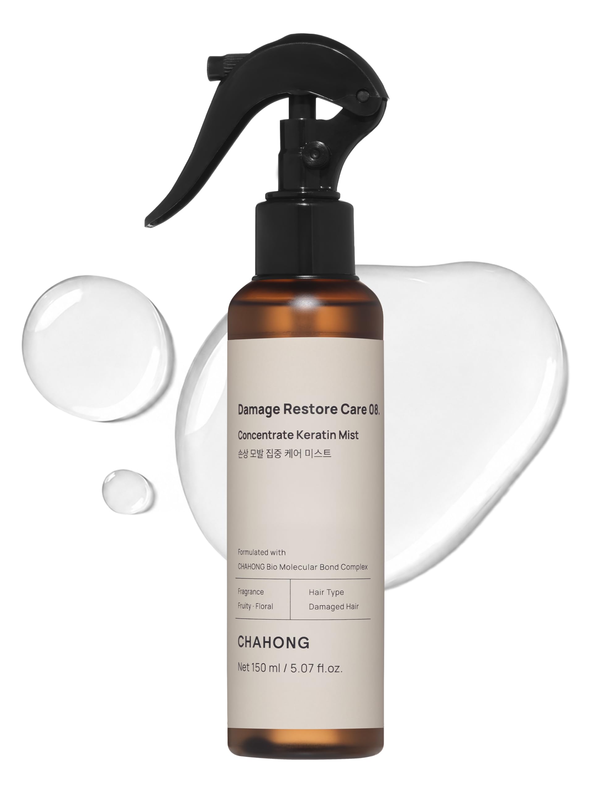 CHAHONG Keratin Leave In Hair Oil Mist with Hydrolyzed - CHAHONG Official Imagery - 1