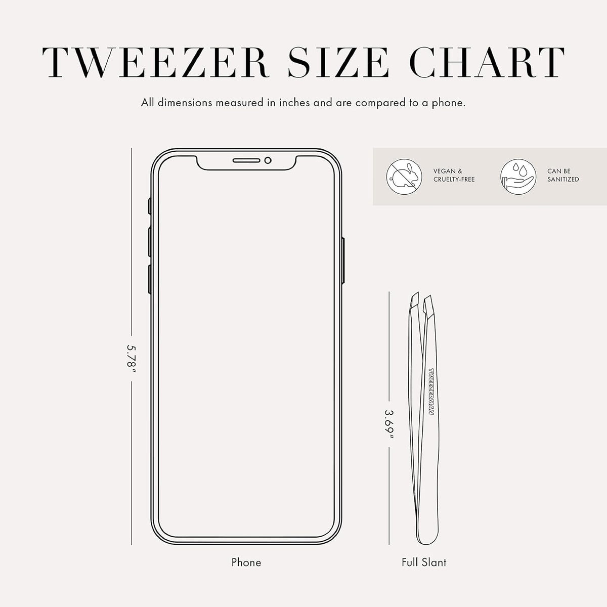 Tweezerman Slant Tweezer Tweezerman Tweezers for Eyebrows - Tweezerman Official Imagery - 4