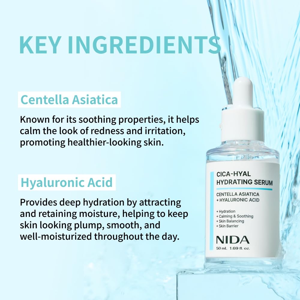 NIDA Youthful Glass Skin Bundle - Moisturizing Cream & Hydrating & Renew - NIDA Official Product View 5