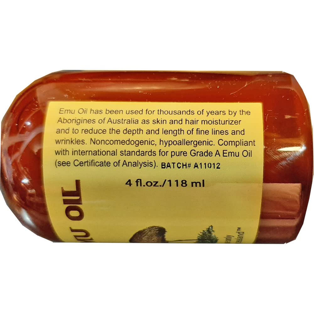 Emu Oil Pure Premium Golden 4 Ounces - Naturals New Zealand Official Product View 4