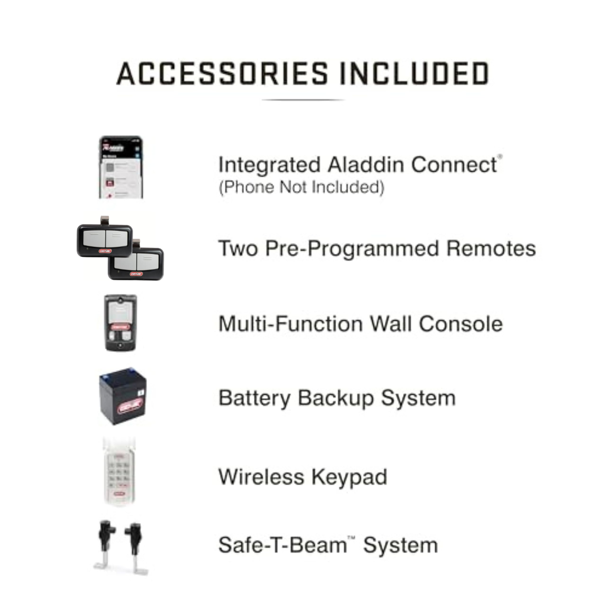 Genie StealthDrive Connect Smart Belt Drive Garage Door Opener, 7 - Genie Official Product View 10