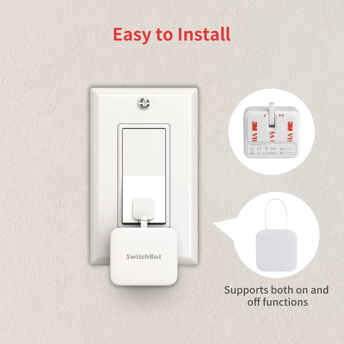 Switchbot Smart Switch Button Pusher Fingerbot for Rocker - SwitchBot Official Imagery - 8