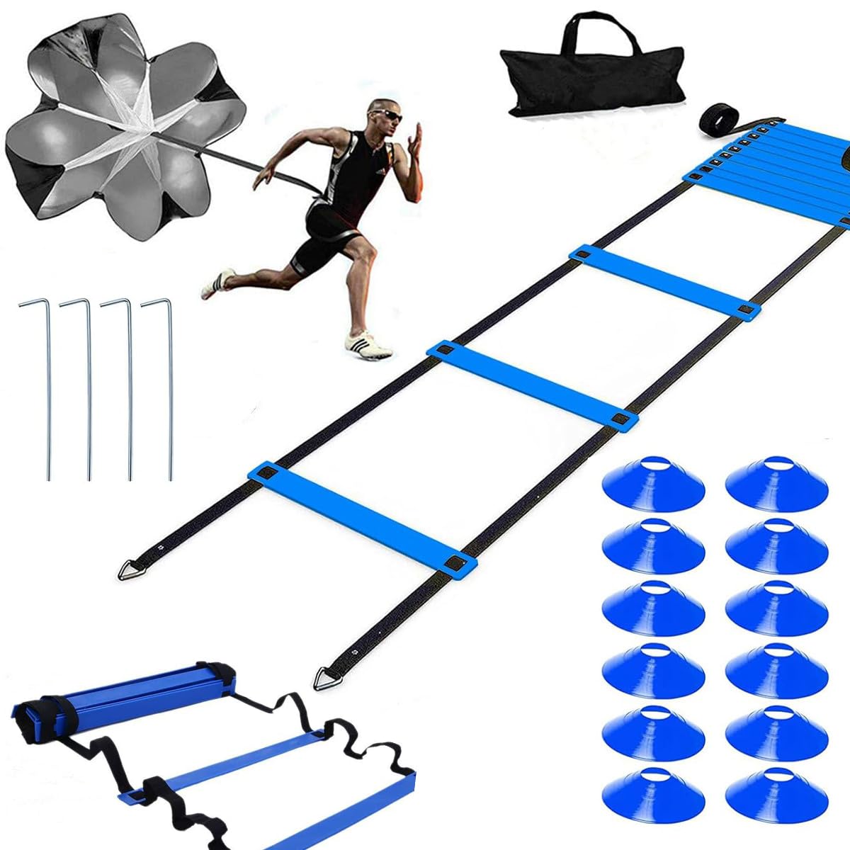 20ft Sports Agility Ladder Agility Training Equipment for - XINXIANG Official Imagery - 1