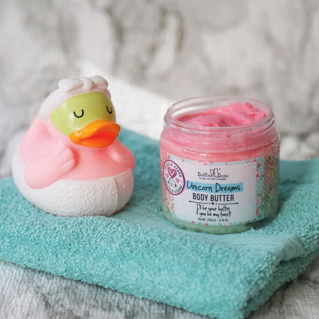 Bella and Bear Bella & Bear Unicorn Dream Body Scrub - Vegan & Cruelty Free & - Bella and Bear Official Product View 6