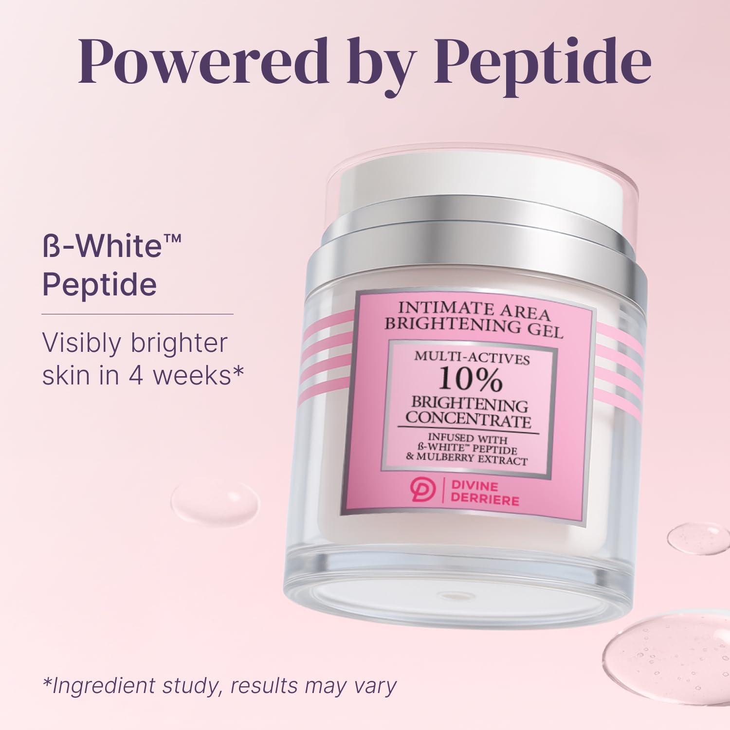 Divine Derriere Intimate Dark Spot Remover for Body, Face, Bikini and Sensitive Areas - Dark Spot Corrector Cream for Intimate Areas Contains Mulberry Extract, Alpha Arbutin, Peptide - Divine Derriere Official Product View 5