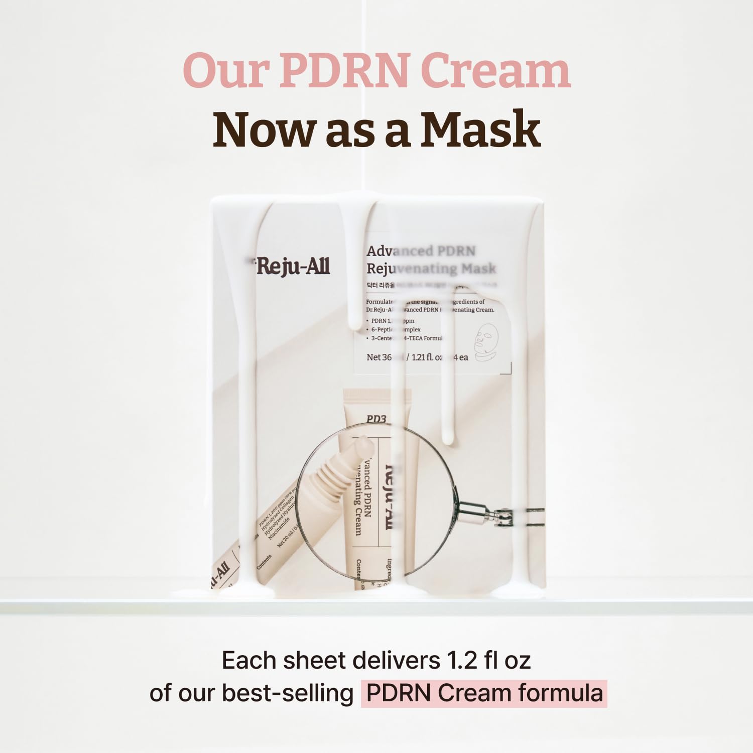 Dr.Reju-All Advanced PDRN Rejuvenating Mask (1.2 Fl Oz x 4EA) - Dr.Reju-All