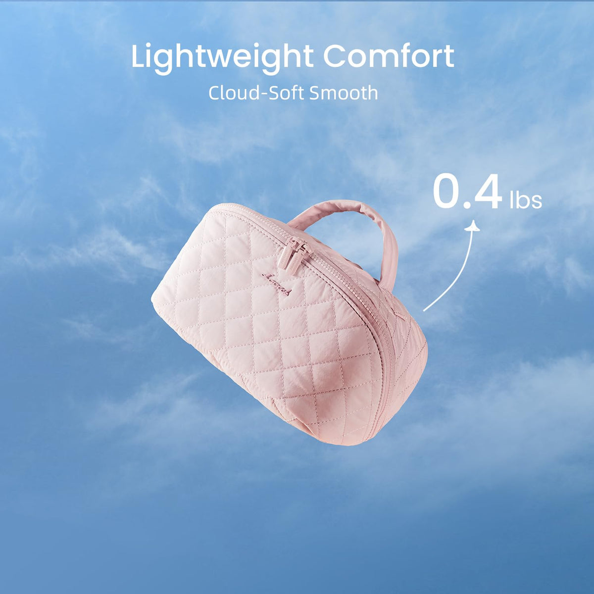 LOVEVOOK Travel Makeup Bag for Women 2Pcs Puffer Waterproof - LOVEVOOK Official Imagery - 6