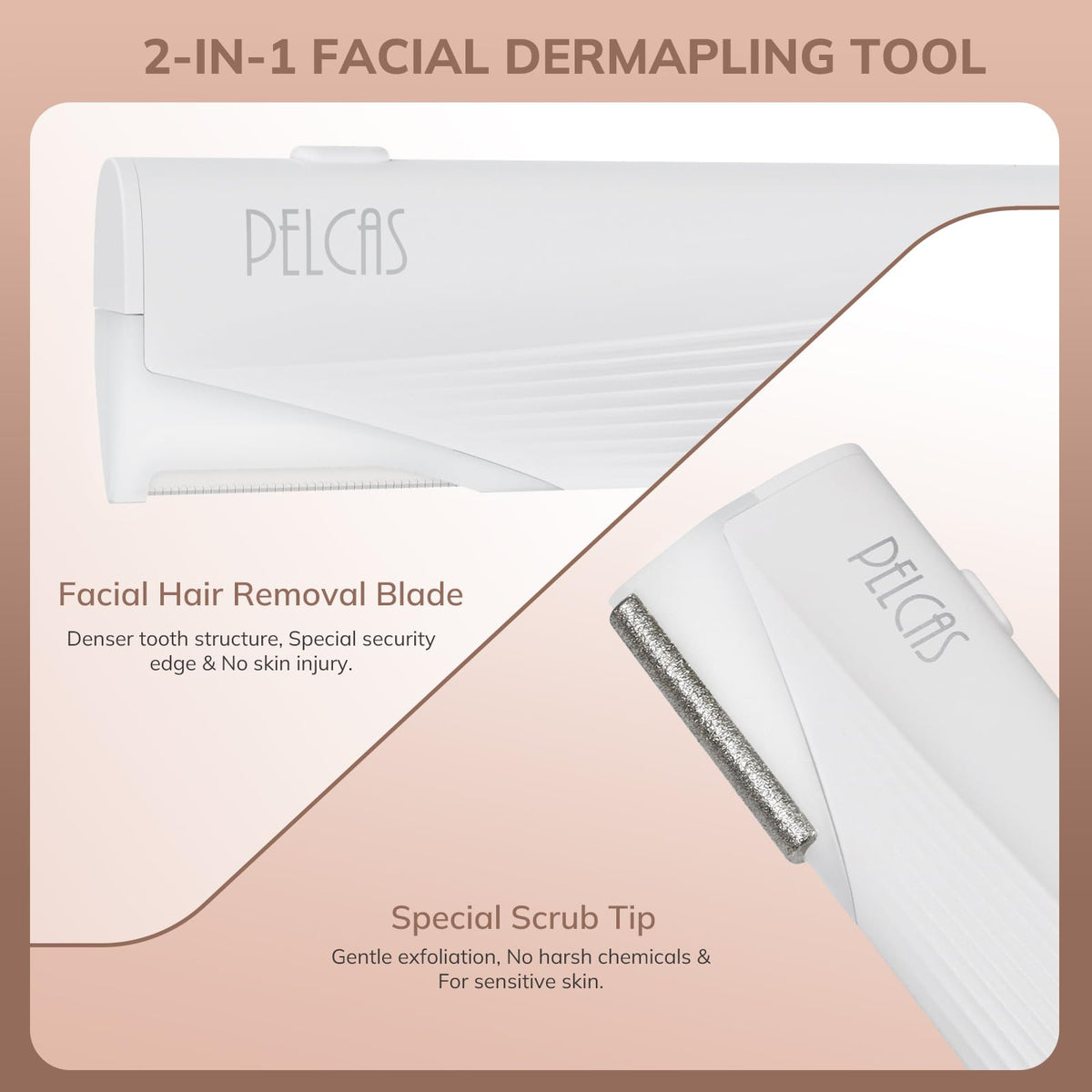 Electric Dermaplaning Tool Kit 3 Speeds Dermaplaning Razor - PELCAS Official Imagery - 5