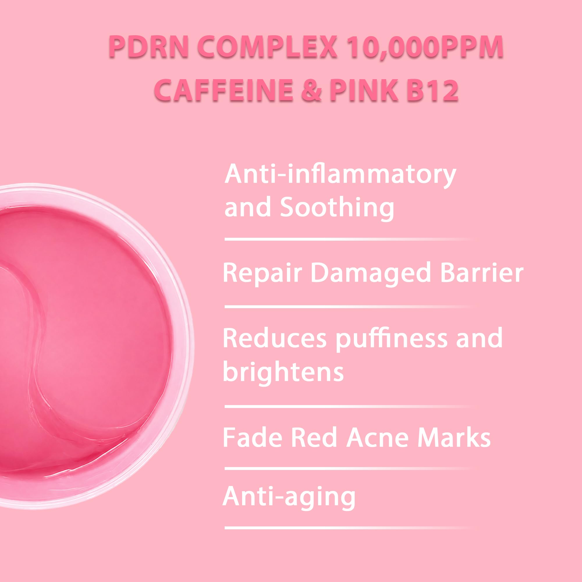 PDRN Collagen Multi Balm Stick &amp; Eye Patches Set, Pink B12 - Euralissea