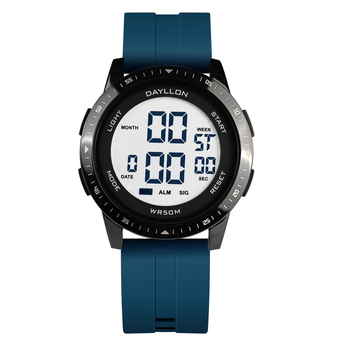Metal Case Ultra Thin Minimalist Sports Digital Watch for - Dayllon Official Imagery - 2