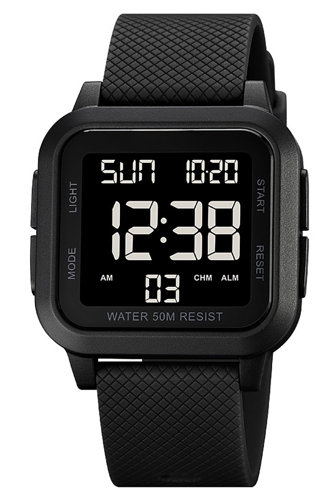BESTKANG Unisex LED Digital Watch Women Men Digital Sports Watch - Product Imagery