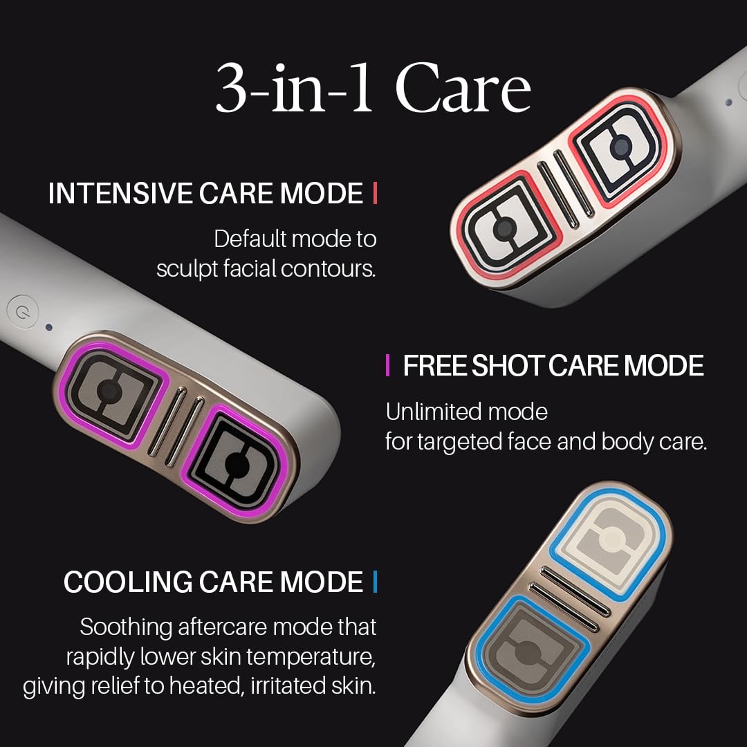 d'Alba Allthera Double Shot 3-Mode Facial & Body Massager