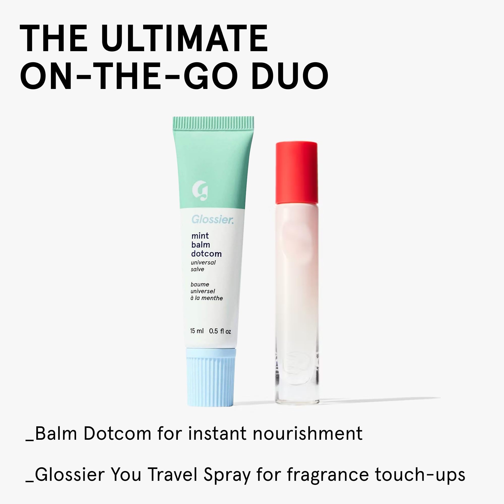 Glossier Balm Dotcom Lip Balm & Universal Salve, Mint, Untinted - Glossier Official Product View 10