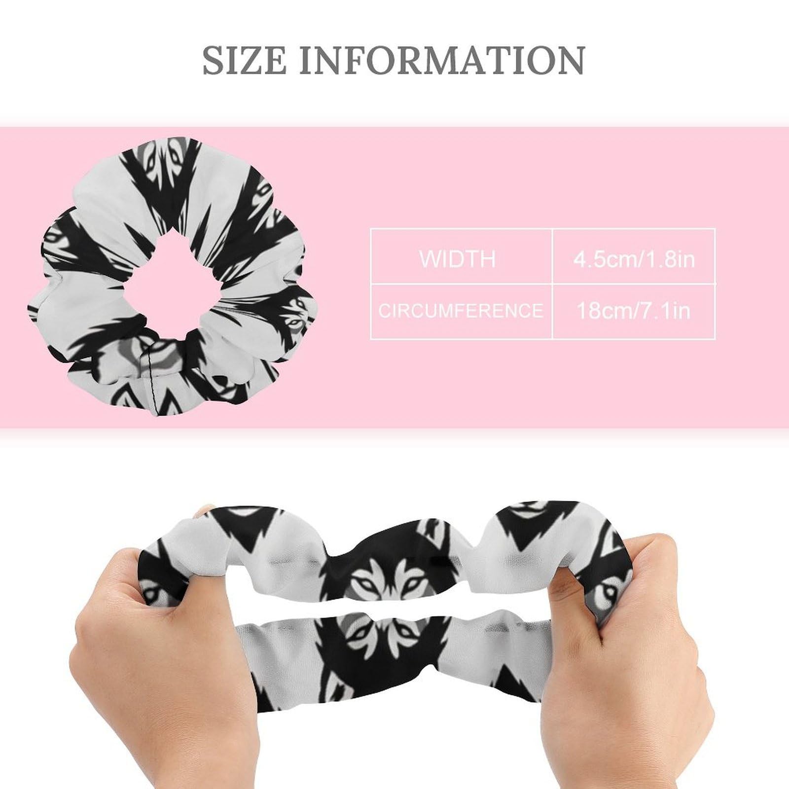 Women Girl Strong Grip Coil Scrunchies for Wedding