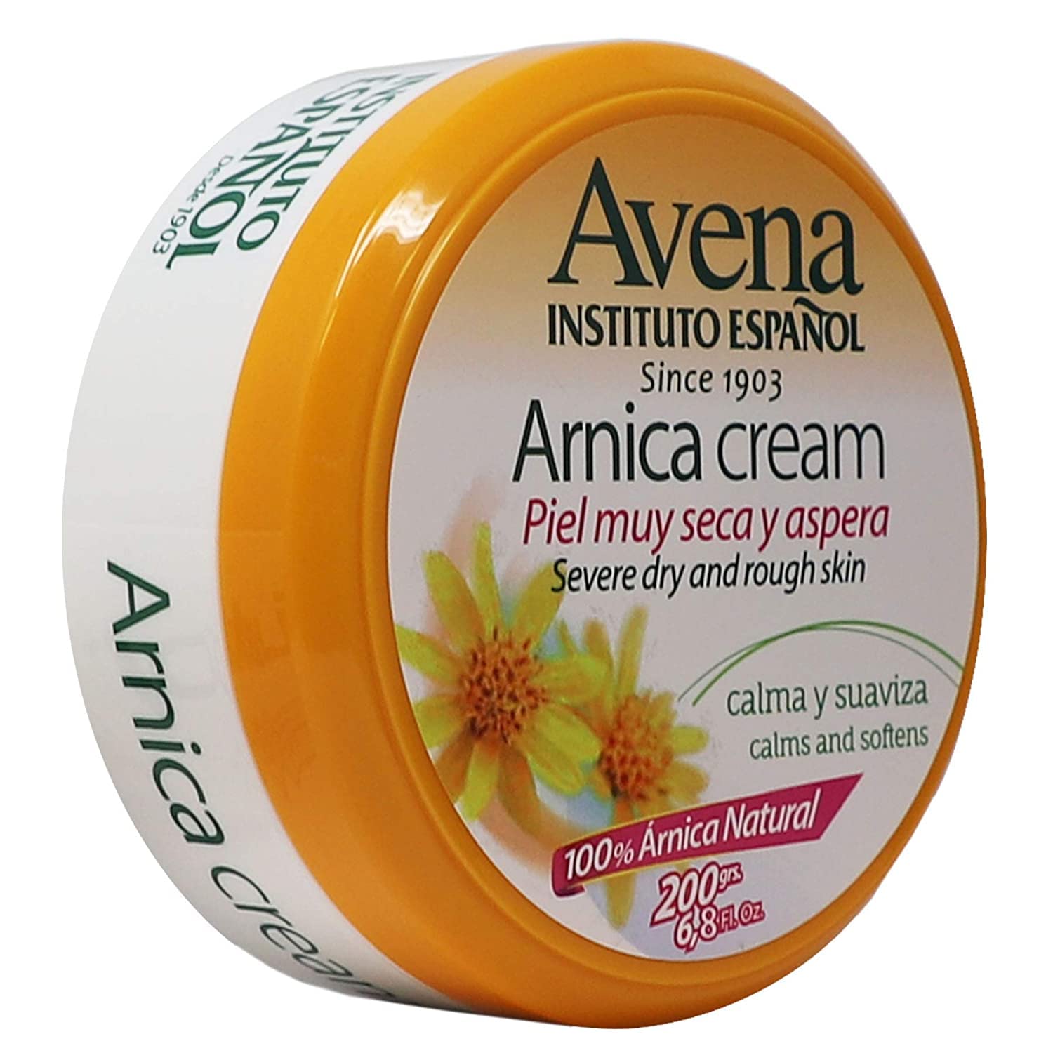 Avena Instituto Espanol Arnica Cream 2-pack skincare moisturizer, 6.8 oz bottles with natural herbal ingredients