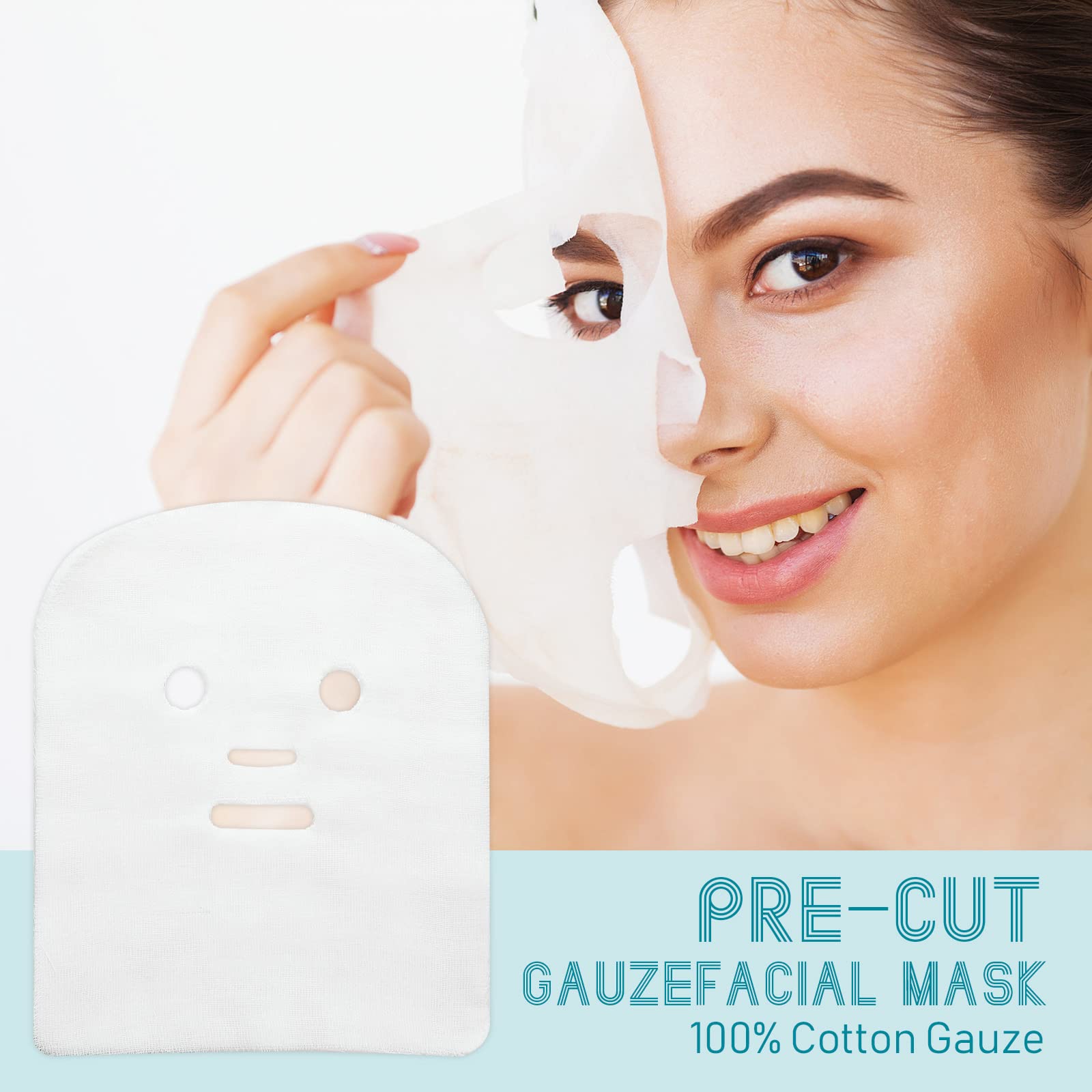 Maitys 150 Pieces Face Gauze for High Frequency, 10 x 12 Inch, - Maitys