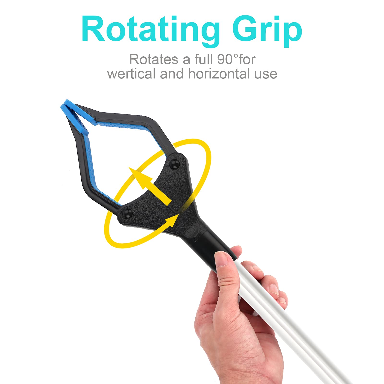 ZAYAD Grabber Reacher Tool, 32" Grabbers for Elderly, Lightweight - ZAYAD Official Product View 3