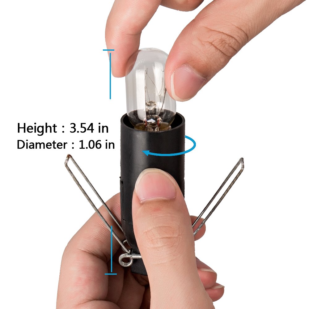 haraqi Himalayan Salt Lamp Cord and Bulb with Dimmer Switch - haraqi Official Product View 3