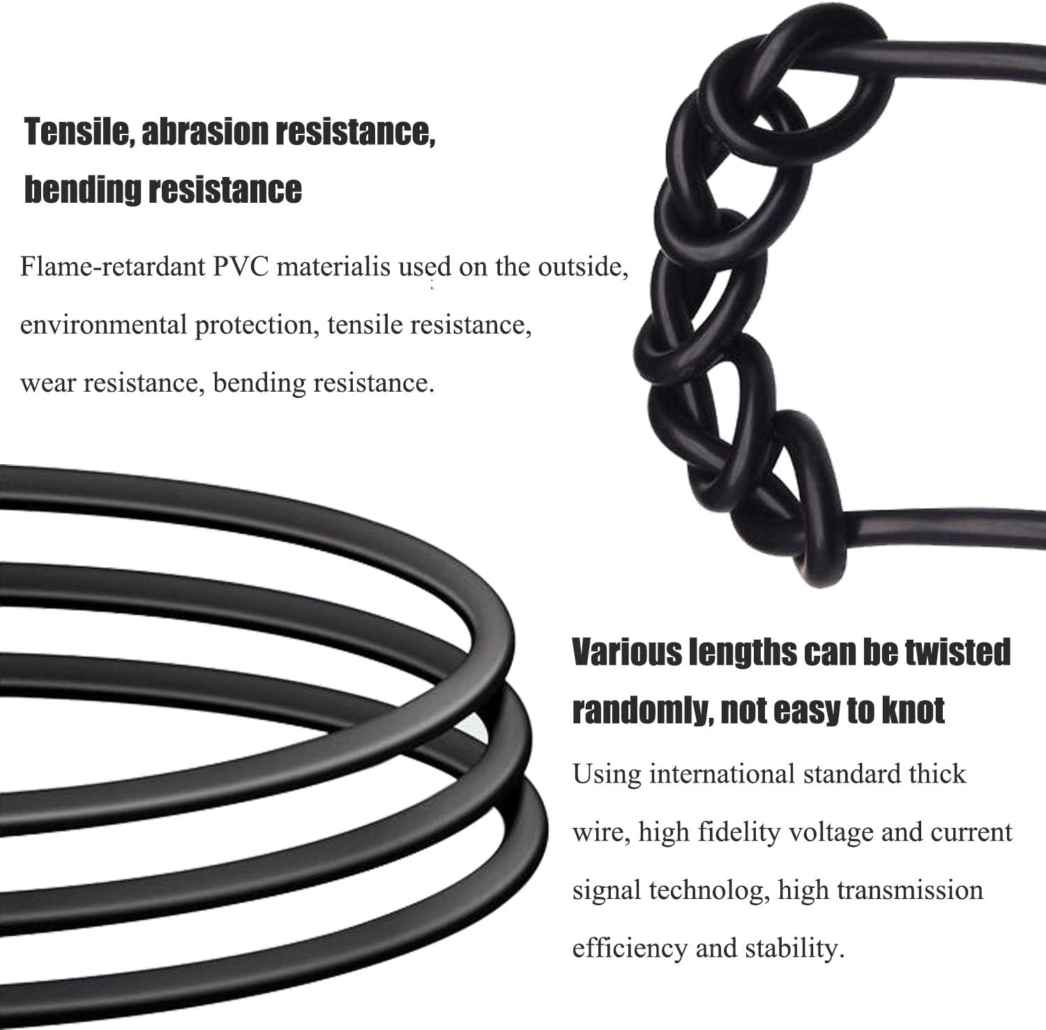 SKKSource 6ft UL 18AWG AC power cord cable for Hitachi TVs, connects to power board, black electrical lead for electronics.