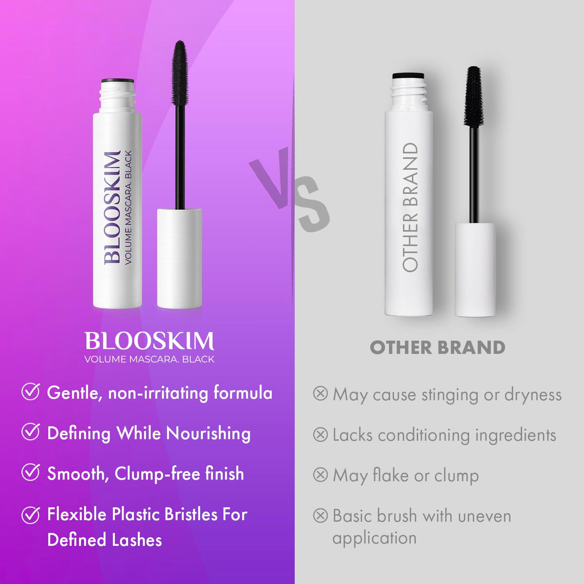 Mascara for Older Women 60 Plus Black Prime Lash Mascara - Blooskim Official Imagery - 8