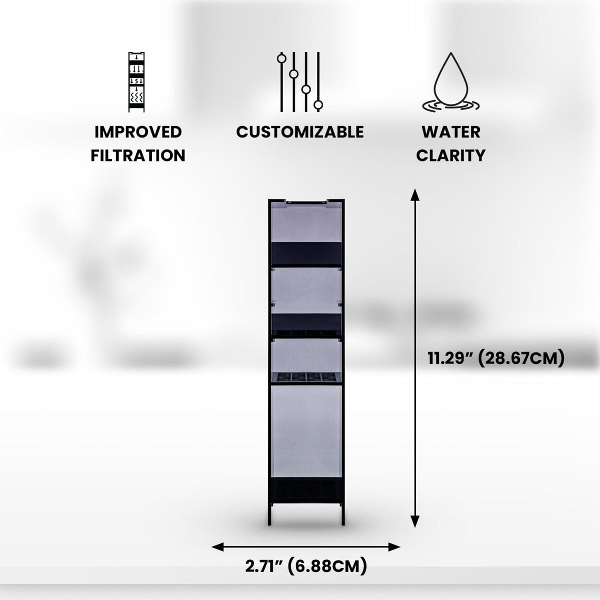 Ultum Nature Systems Dual Rimless Aquarium Media Tower - Ultum Nature Systems Official Imagery - 4