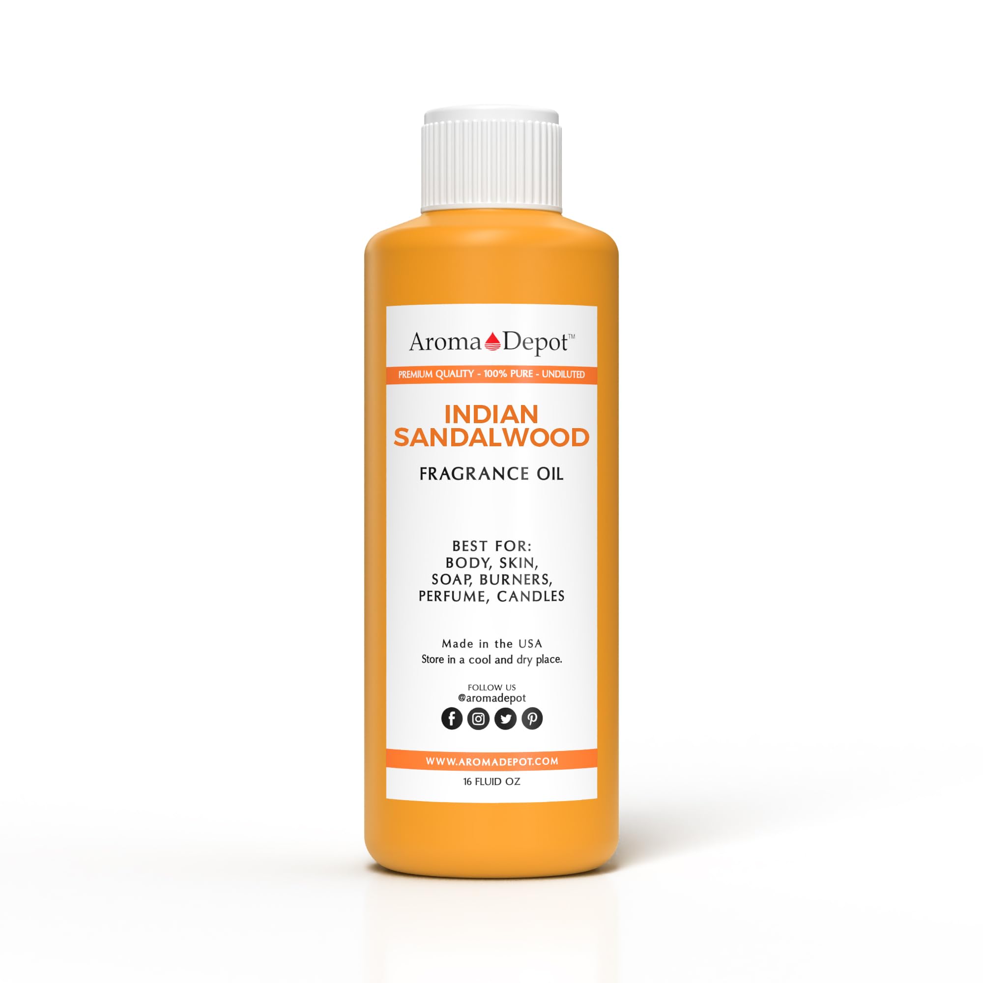 Aroma Depot Indian Sandalwood Perfume/Body Oil (7 Sizes) Our - Product Imagery