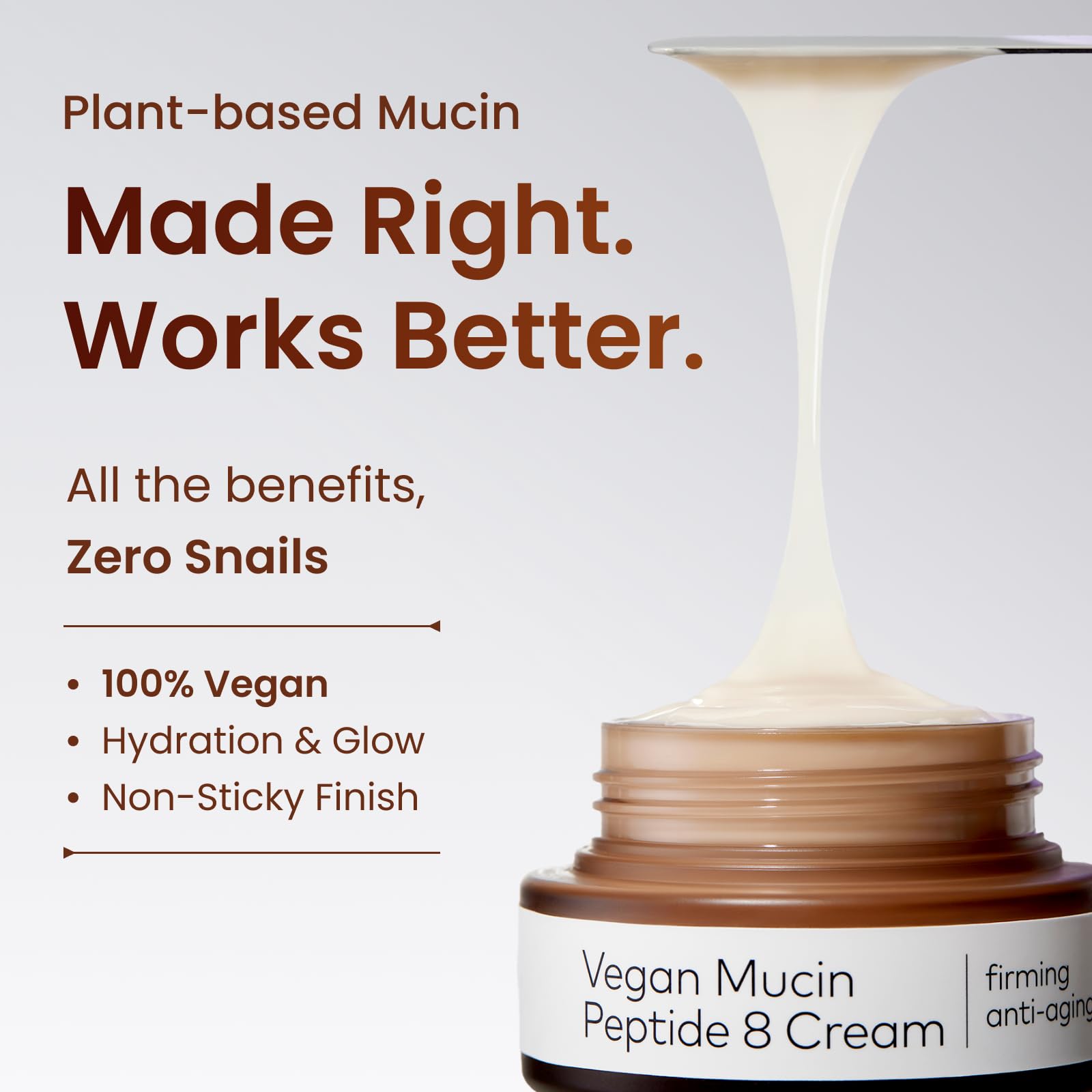The Face Shop 8 Peptide Moisturizer Vegan Mucin for - The Face Shop Official Imagery - 3
