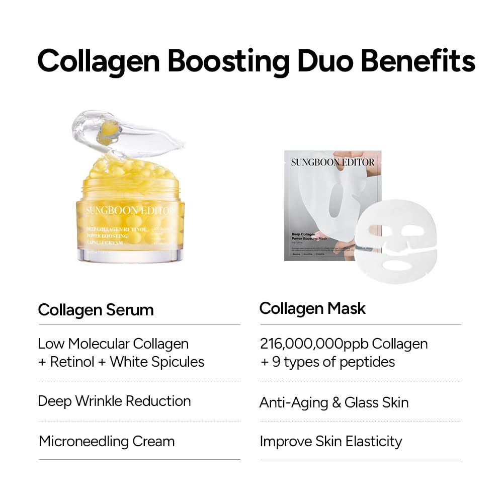 SUNGBOON EDITOR Deep Collagen Boosting Duo : Deep Collagen Mask   & Po - View 3