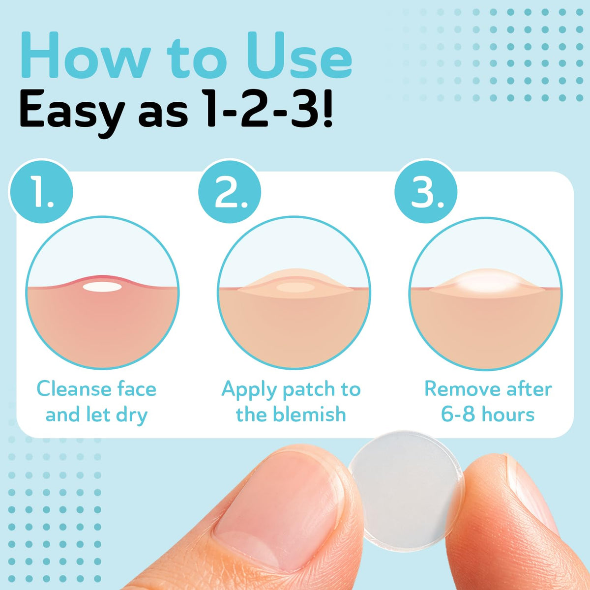 Invisible Salicylic Acid Pimple Patches for Face - DERMA ANGEL Official Imagery - 6