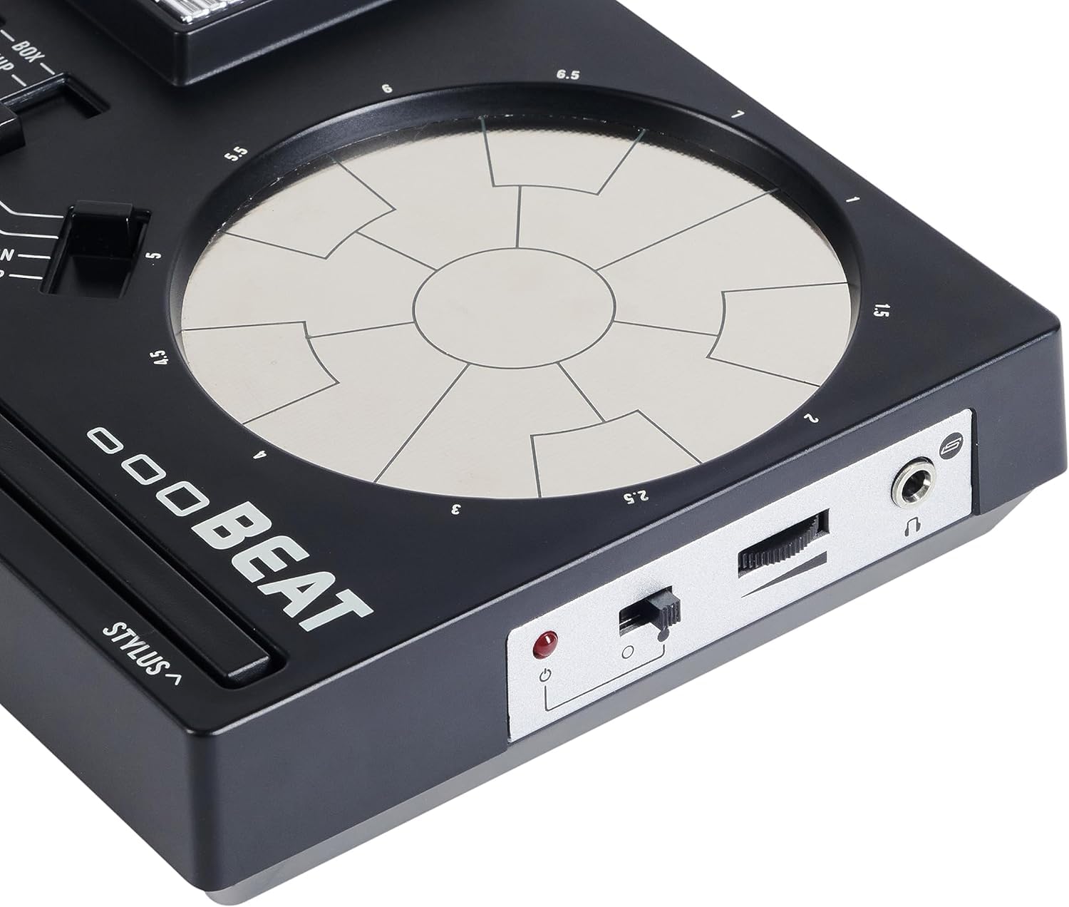 Stylophone Beat - Compact Stylus Drum Machine | 4 Drum Kits & 4 B by Stylophone - Angle View 4