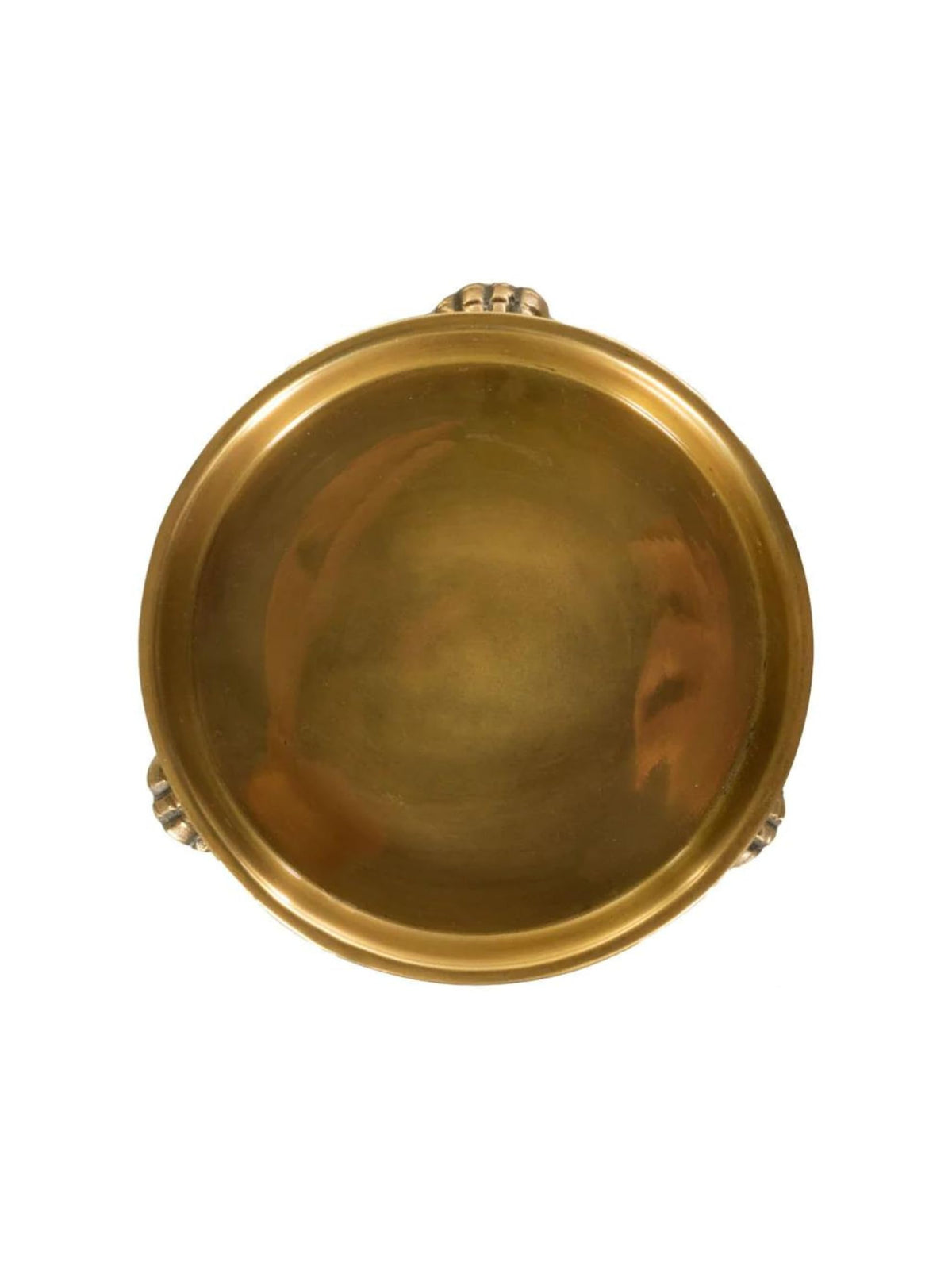 Round Clawfoot Dish Small Gold Candle and Jewelry Display - Alice Lane Official Imagery - 5